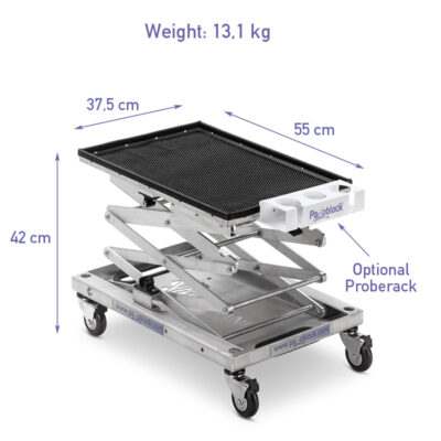 Medical ultrasound scan trolley