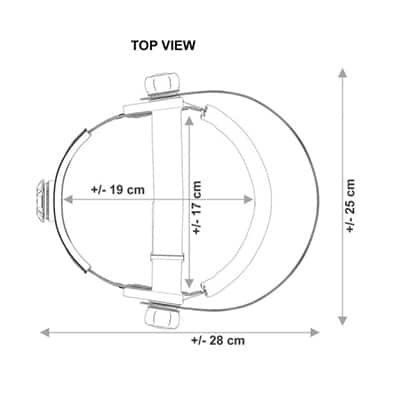 Lunettes de plomb de protection universelle contre les rayons X