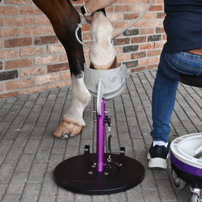 Podoblock Cooperflex hoof ultrasound support